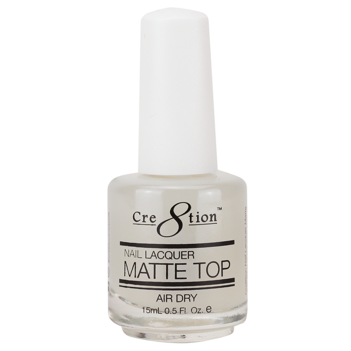 Cre8tion Nail Lacquer, Matte Top Coat, 0.5oz, 14000