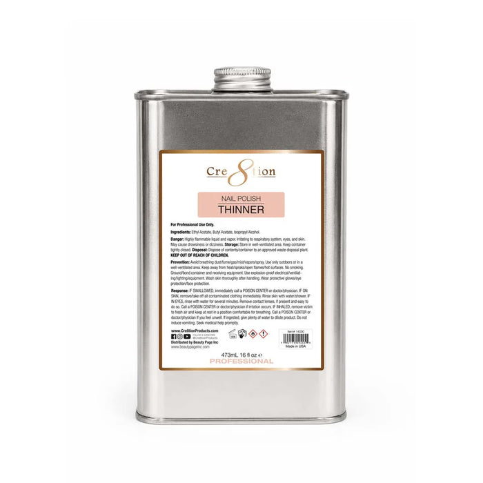 Cre8tion Nail Polish - THINNER 16oz