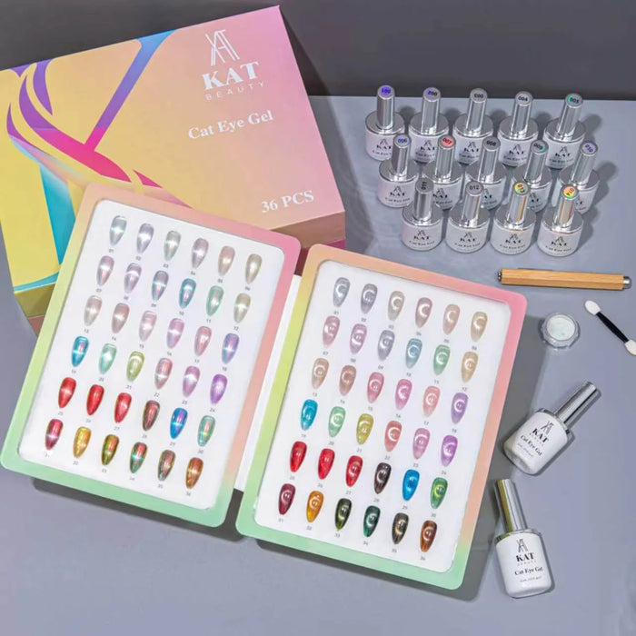 KAT Cat Eye Gel, KIT 36 Colors (01 - 36)
