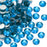 Cre8tion Rhinestone Nail Art - Peacock Blue (Pk: 80 pcs/pack)