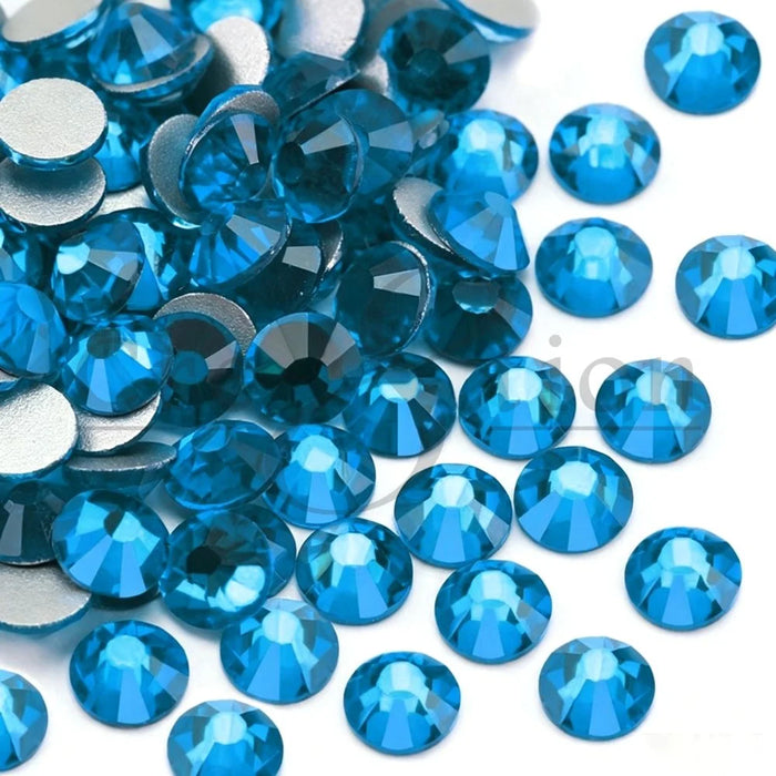 Cre8tion Rhinestone Nail Art - Peacock Blue (Pk: 80 pcs/pack)