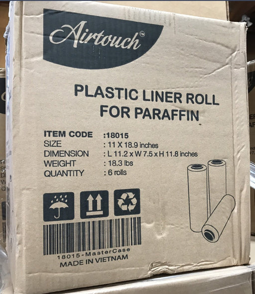 Airtouch Foot Paraffin Plastic Roll CLEAR, A18015 (Packing: 250 pcs/roll, 6 rolls/case)