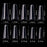 Cre8tion Special Shape - Clear Coffin 01 (Pk: 500 pcs/box, 100 boxes/case)