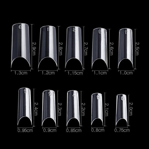 Cre8tion Special Shape - Clear Straight 10 (Pk: 500 pcs/box, 100 boxes/case)