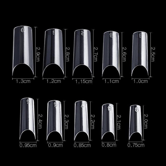 Cre8tion Special Shape - Clear Straight 10 (Pk: 500 pcs/box, 100 boxes/case)