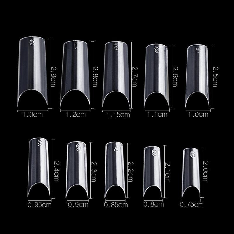 Cre8tion Special Shape - Clear Straight 10 (Pk: 500 pcs/box, 100 boxes/case)