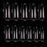 Cre8tion Special Shape - Clear Bullet 14 (Pk: 550 pcs/box, 100 boxes/case)