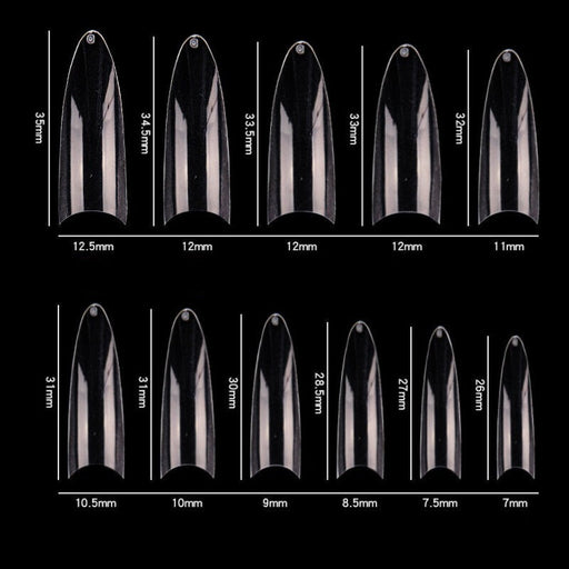 Cre8tion Special Shape - Clear Bullet 14 (Pk: 550 pcs/box, 100 boxes/case)
