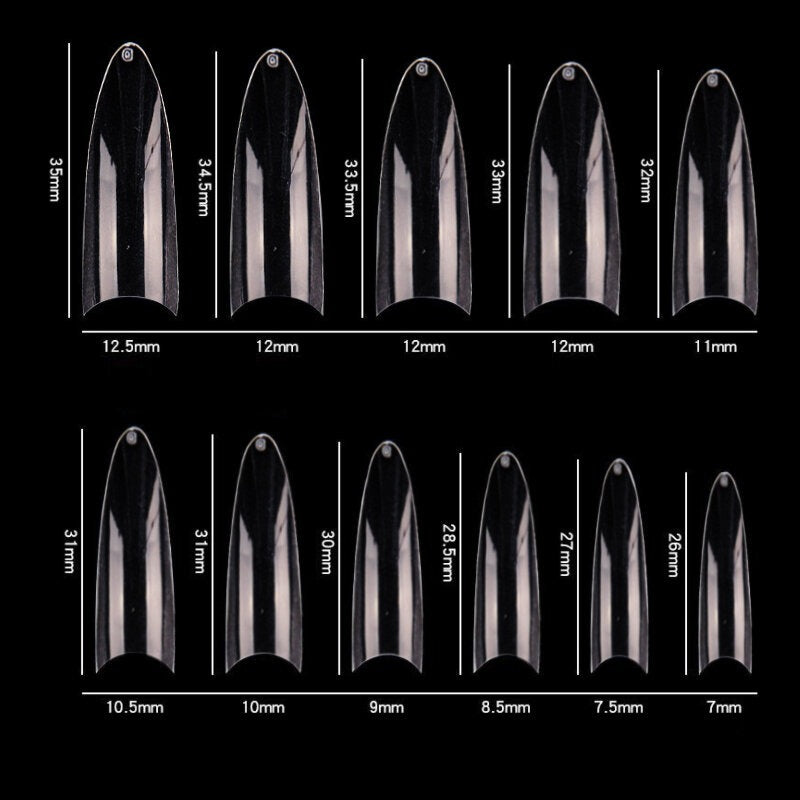 Cre8tion Special Shape - Clear Bullet 14 (Pk: 550 pcs/box, 100 boxes/case)
