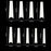 Cre8tion Special Shape, #21 Clear, Long Coffin (Pk: 550 pcs/box, 100 boxes/case)