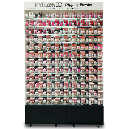 Pyramid 3in1 Dipping Powder Nail System Display Rack, 12 ROWS OK0529VD
