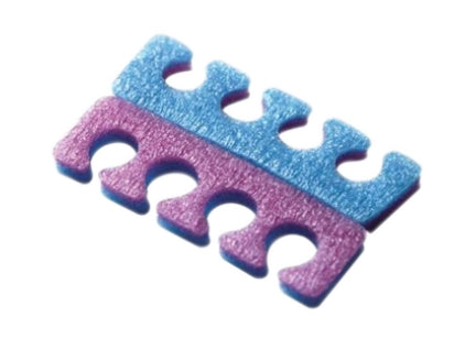 Airtouch Toe Separators PE Foam, 4 Holes, 2 Tones, PACK (PK: 100 pcs/pack - 1,000 pairs/case)
