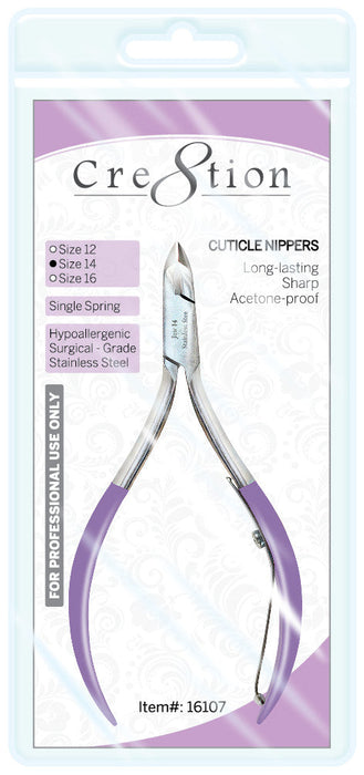 Cre8tion Cuticle Nippers Size 16, Full Jaw, 16108 Cre8tion Cuticle Nippers Size 16, Full Jaw, 16108