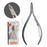 Cre8tion Stainless Steel - Cuticle Nippers #04, Size 16 (Pk: 10 pcs/box, 400 pcs/case)