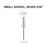 Cre8tion Carbide Silver, Small, Extra Coarse CXX 3/32", 17010 OK0225VD