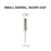 Cre8tion Carbide Small Barrel, CM, Silver 3/32"