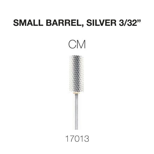 Cre8tion Carbide Small Barrel, CM, Silver 3/32"