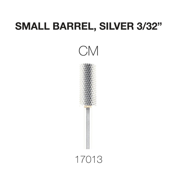 Cre8tion Carbide Small Barrel, CM, Silver 3/32"