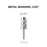 Cre8tion Metal Main Drill (Mandrel) 3/32, SILVER (Pk: 200 pcs/bag)