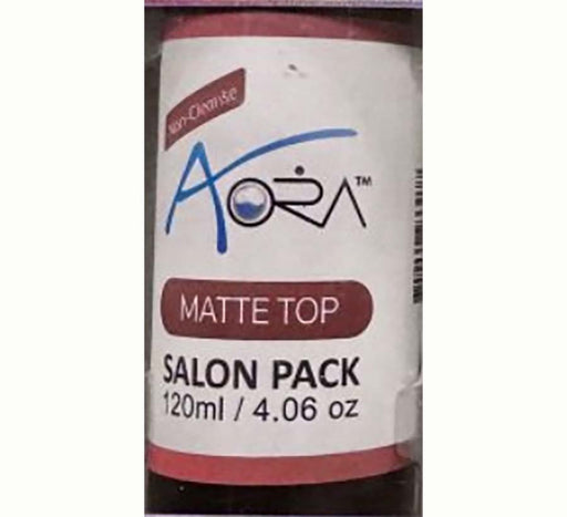 Aora Matte Top Coat, Non-Cleanse, Refill 4oz