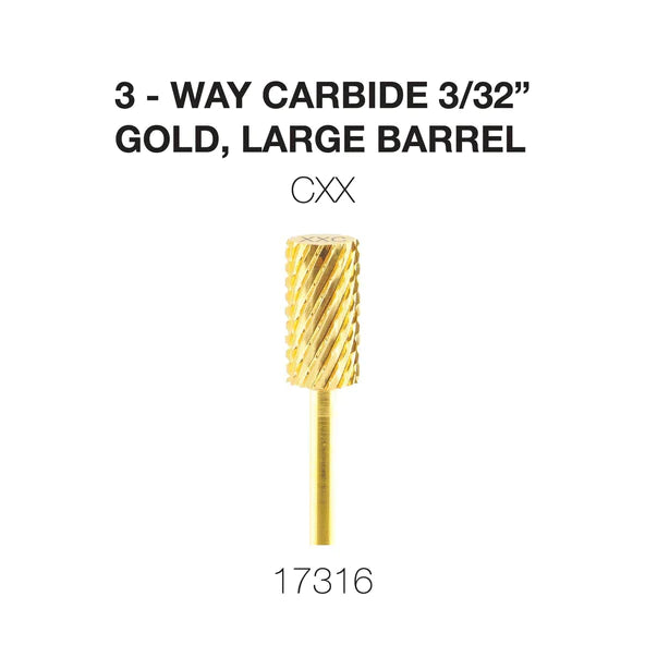 Cre8tion 3-Way Carbide Gold, Large Barrel C5X 3/32