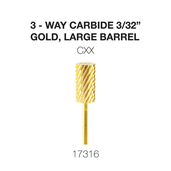 Cre8tion 3-way Carbide Gold, Large CXX 3/32", 17316 OK0225VD