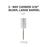 Cre8tion 3-Way Carbide Silver, Large Barrel CF 3/32