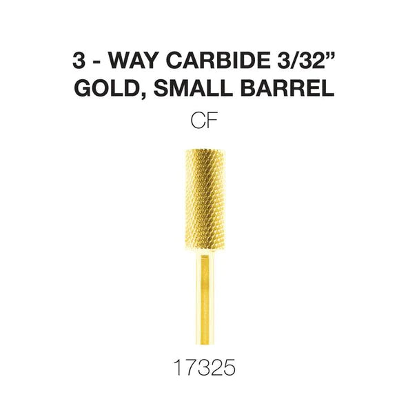 Cre8tion 3-Way Carbide Gold, Small CF 3/32