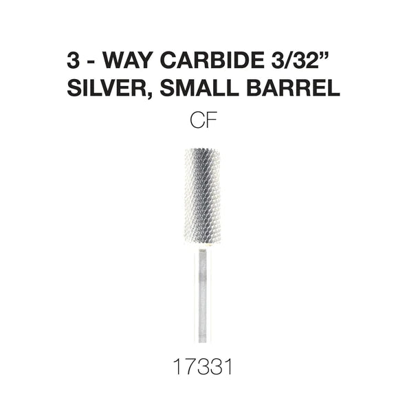 Cre8tion 3-Way Carbide Silver, Small CF 3/32