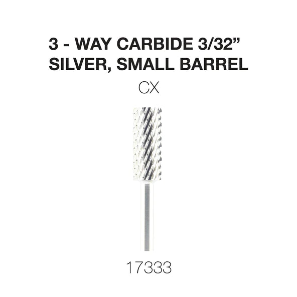Cre8tion 3-way Carbide Silver, Small CX 3/32", 17333 KK OK0225VD