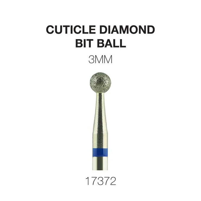 Cre8tion Cuticle Ball, Diamond, Coarse 3/32, 3mm