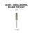 Cre8tion Carbide, Round Top Silver, Small, CF 3/32", 17382 OK0225VD