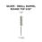 Cre8tion Silver Carbide - Small Barrel - Round Top - CM 3/32
