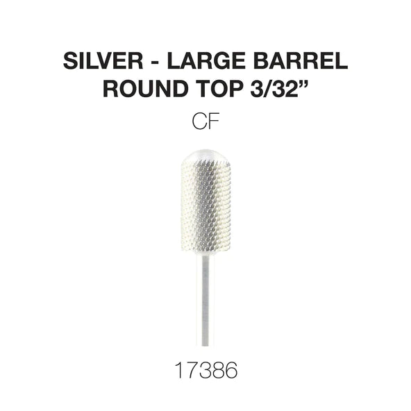 Cre8tion Carbide, Round Top Silver, Large, CF 3/32", 17386 OK0225VD