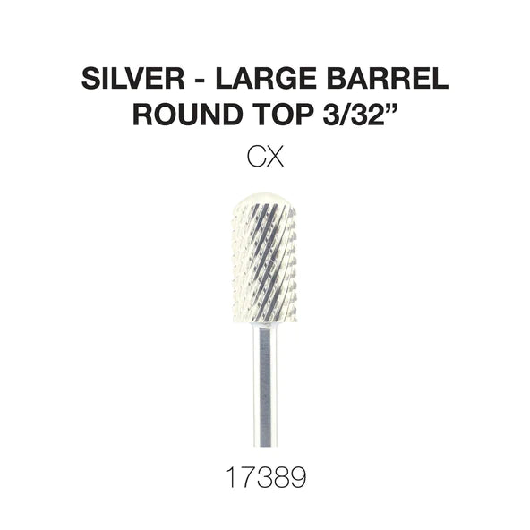 Cre8tion Carbide, Round Top Silver, Large, CX 3/32", 17389 OK0225VD