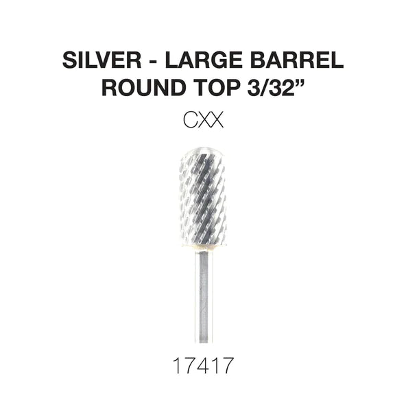 Cre8tion Carbide, Round Top Silver, Large Barrel, CXX 3/32'', 17417 OK1203VD