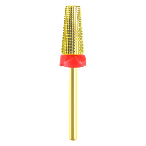 Cre8tion 5in1 Nail Filling Bit, Gold, CF, 50pcs/box, 17418