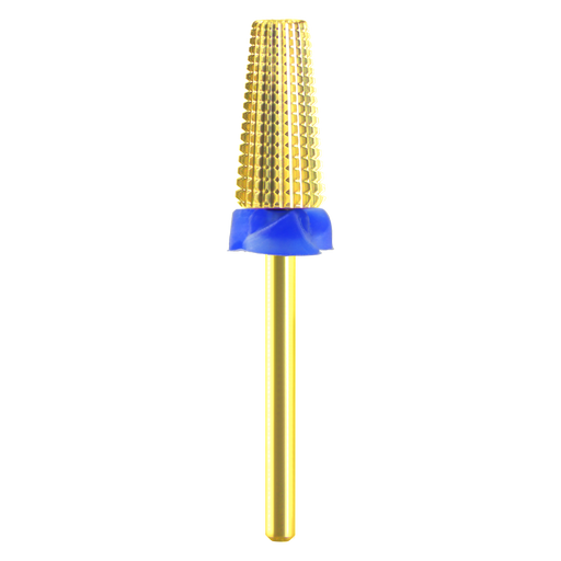 Cre8tion 5in1 Nail Filling Bit, Gold, CM, 50pcs/box, 17419