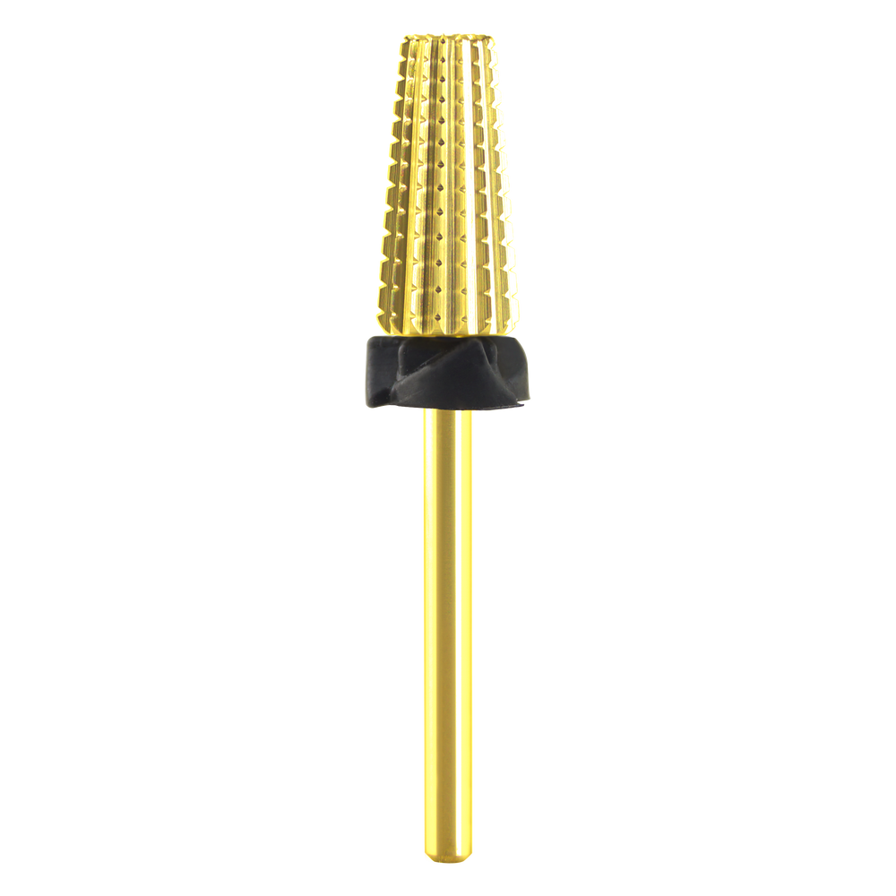 Cre8tion 5in1 Nail Filling Bit, Gold, CX, 50pcs/box, 17421