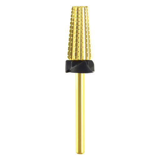 Cre8tion 5in1 Nail Filling Bit, Gold, CX, 50pcs/box, 17421