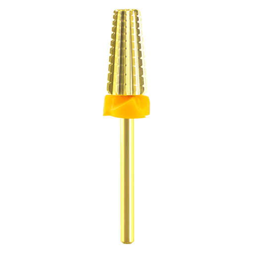 Cre8tion 5in1 Nail Filling Bit, Gold, CXX, 50pcs/box, 17422