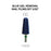 Cre8tion Blue Gel Removal Nail Filling Bit, COARSE, 3/32