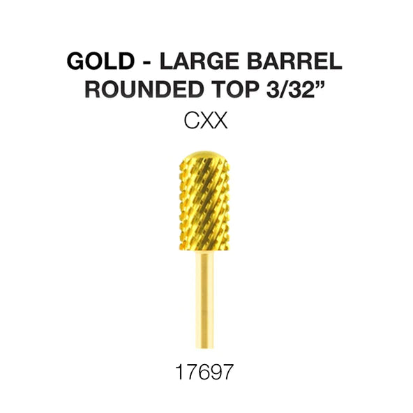 Cre8tion Gold Carbide- Large Barrel-Round Top- CXX 3/32'' , 17697