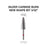 Cre8tion Silver Carbide Burs - New Shape Bit - FINE 3/32