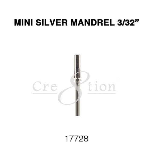 Cre8tion Mini Silver Mandrel 3/32"