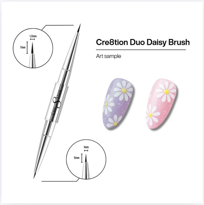 Cre8tion Duo Daisy Brush, 5mm - 7mm (Pk: 10 pcs/bag, 500 pcs/case)