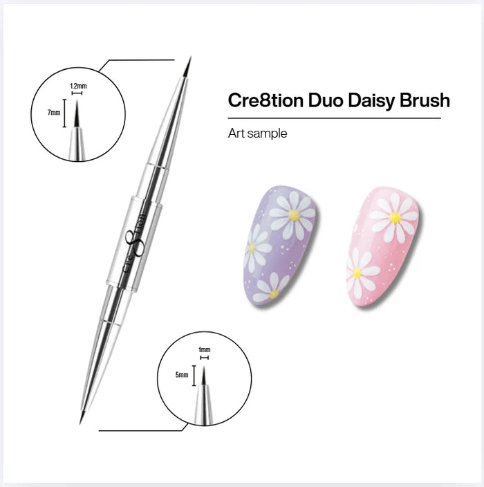 Cre8tion Duo Daisy Brush, 5mm - 7mm (Pk: 10 pcs/bag, 500 pcs/case)
