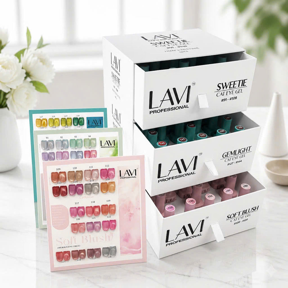 LAVI Cat Eye Kit (54 colors) - SWEETIE, SOFT BLUSH, GEMLIGHT (#91 - #144) Collection