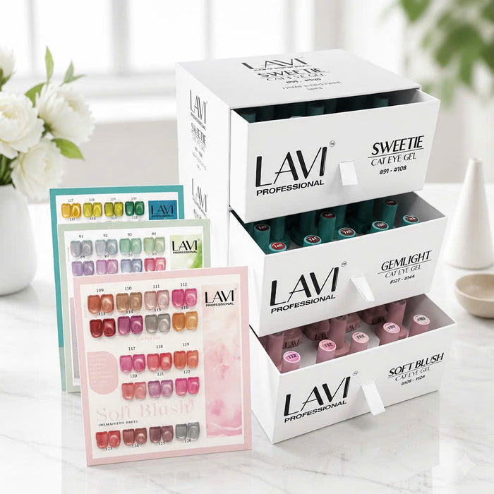LAVI Cat Eye Kit (54 colors) - SWEETIE, SOFT BLUSH, GEMLIGHT (#91 - #144) Collection