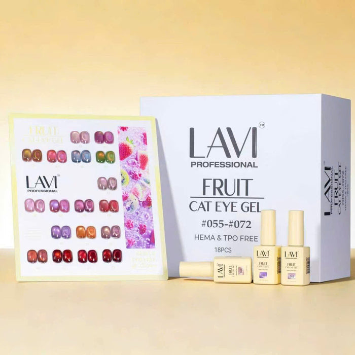 LAVI Cat Eye Kit (18 colors) - FRUIT (#055 - #072) Collection